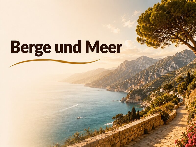 Berge und Meer